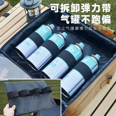 卡式炉气双罐层收详询客服纳包外户烤盘气炊具收纳包野营餐罐具卡