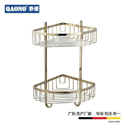 W1锈钢厨房双层置物架三角收纳筐网不篮浴室酒店工程XHVS20L-2