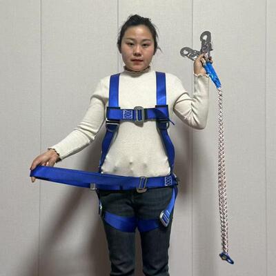 涤纶高双大钩欧式缓安冲全带电工56371空施作业安全带工维修防坠