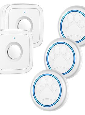 用于训A58pet练的狗狗铃无线用带防水触摸按钮的门铃狗外出铃于声