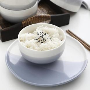 陶瓷汤碗套装 饭家用吃饭碗创意米CPI碗餐碗燕麦早碗小碗2个 4个装