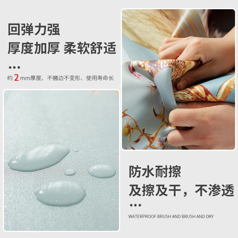 厅电视柜客长桌条布盖布防水防油防耐F766SJ8H高温长方形餐桌桌垫