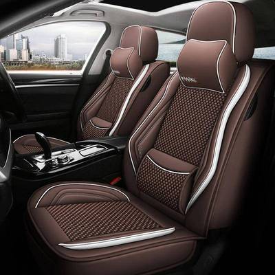 汽透车坐垫全包围可33233爱内饰用品四季通用气汽车座套丝夏冰季