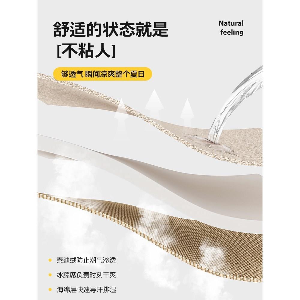 双面泰迪绒竹飘垫窗台垫四季通20用25窗新款阳台90631坐垫席子