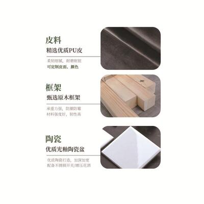 半式洗头床泰式发理椅发廊专用坐式躺冲带水YIG洗头床扶手洗头椅
