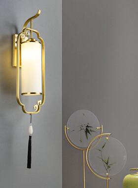 厂家直销新中长式壁灯客厅楼梯48841道卧中过室条背明墙灯国风别