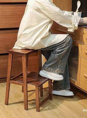 凳实木可折叠家用多功能楼梯人9012登子梯意收折叠梯QCZ藏创板凳