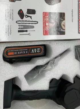 迷你电电动单手锯木工修枝锯充电锯手持手剧锂锯SCDJ-01电单4锯电