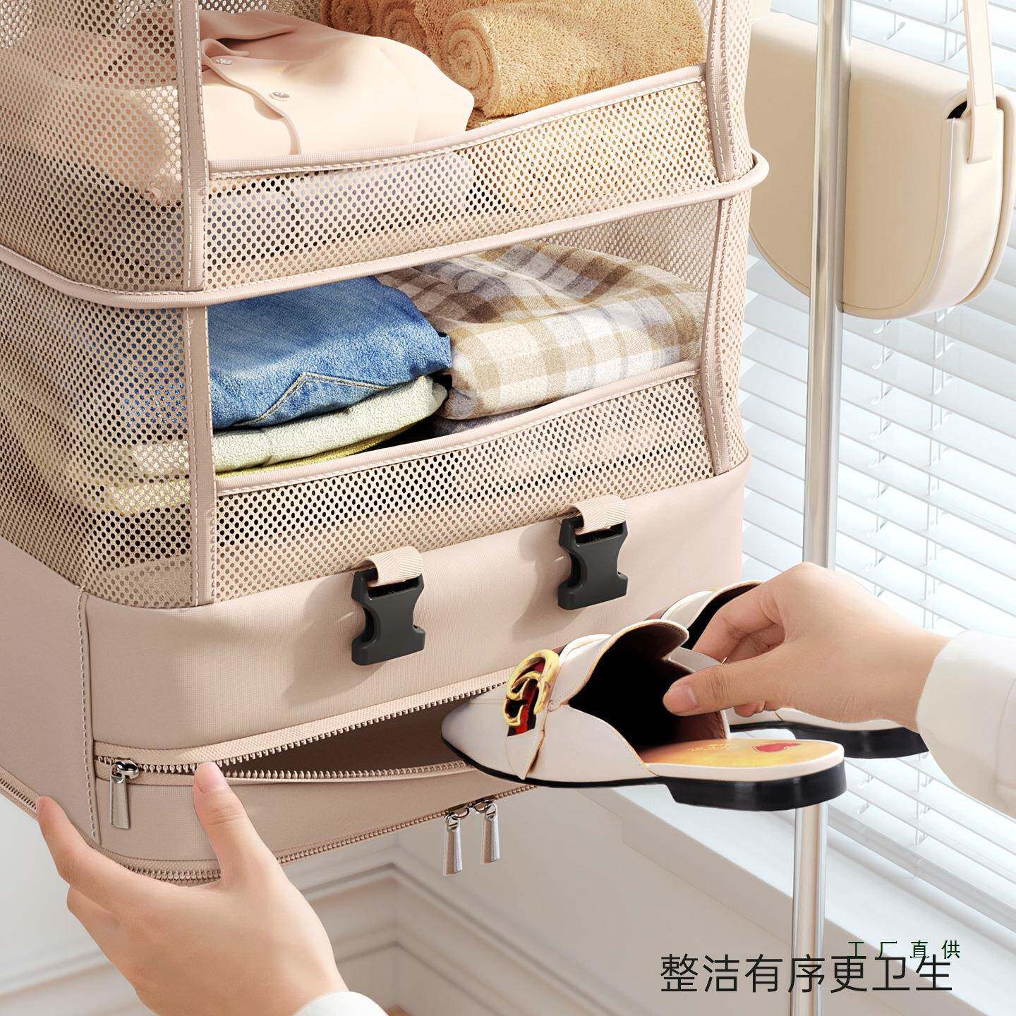李旅行衣店服收纳包收纳袋出差旅游酒挂式67875旅行包行箱衣物分