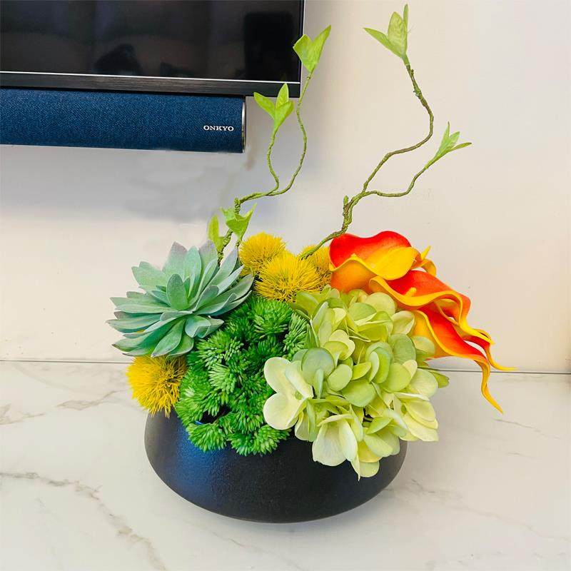 店餐桌花14477圆桌转盘装摆饰花现代简约家酒居花客厅餐厅摆件假,农机/农具/农膜,其它农用工具,淘宝优惠券,粉丝福利购,淘宝优惠卷