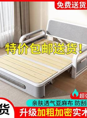 沙发床两用折缩叠KOG沙发床沙客厅多功能伸床网红款卧可拆洗发床