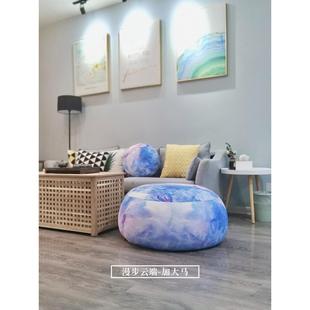 窗懒人沙发休豆袋单人小户型飘室卧客厅阳台座椅女81441生看闲书