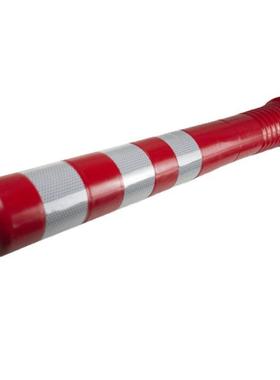 7CMPU反光警示柱弹力柱DCS防撞5柱分体式磁性道钉立塑料警带示柱