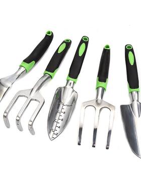 亚马逊RIR园艺套装园林工9件套不锈钢园工具套装双色花花手柄具种