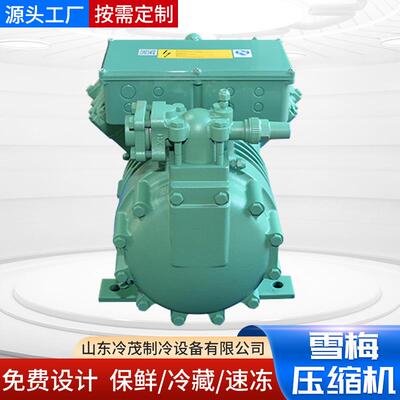 雪制冷压缩机组2500-AV10半-3封闭NRK制冷冷库梅机组