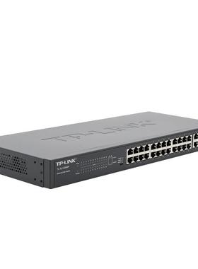 换TP业-LINK千兆上联SL126MP监控2网络24+2口工汇聚12345POE供电