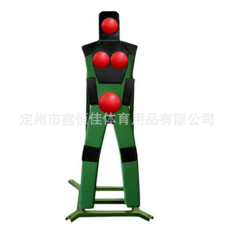 训练人型靶红球铁底刺杀训练靶训练假人人形靶刺杀靶突刺劈砍训练