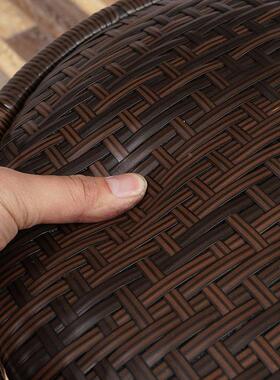 藤椅三套阳台小桌院椅小茶几简约户外庭件69581休闲茶防水桌网红w