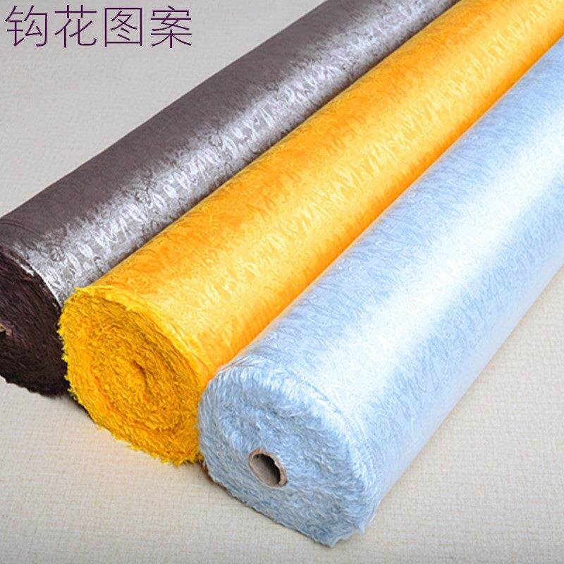 字画装裱材料带胶绫画布机器裱膜画绫绫子锦布韩书98744458锦缎覆