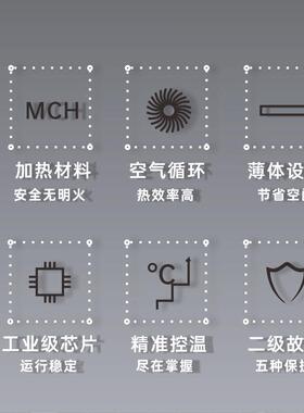 厂家WFIN型0AAADW24V-直流PTC加热器5自助终端设备专用热风机