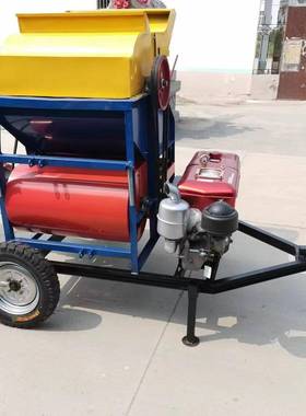 两400型干柴式花生摘果机打电果子机农18810用花生秧果分用离机脱