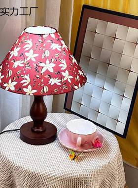 F7NNHHD-68681花蝴蝶中婚古卧台灯法式室复古风书氛围感设计庆浪