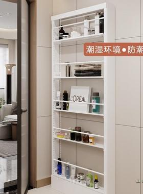 VZP可后制超薄钢书架置物架落地靠墙窄款门制绘本架壁挂收定纳架