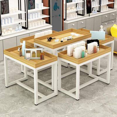 商场7441台低桌展台示超市断码处理中岛堆头架促销台地摊水果店摆