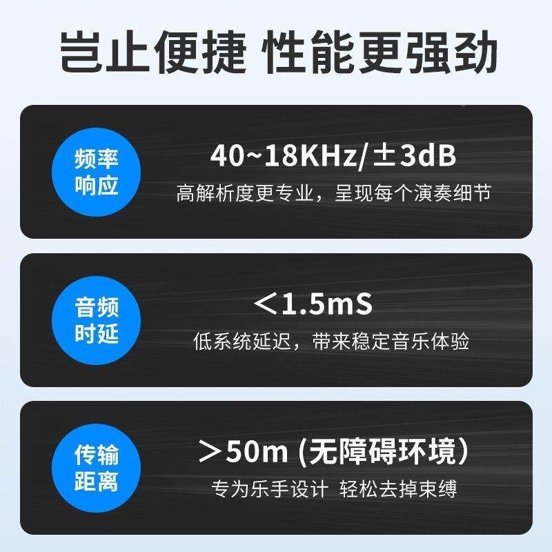 琴A8吉他拾音器无线接收器A贝8射吉76373他斯提无线发器