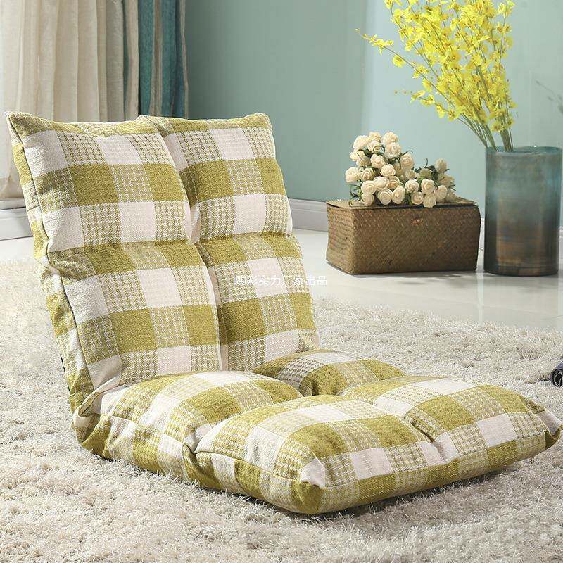 懒人沙发榻榻米可折叠单脑人背小沙舍发床上电椅宿QLZ飘窗日式靠