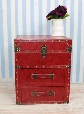 欧式一盖两现代收头柜简床约储物柜70526小型纳抽柜柜子边几