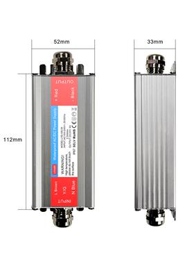 42V1A铝壳24411防水源宽压高P电F值户外灯箱中水底灯结国超薄防水