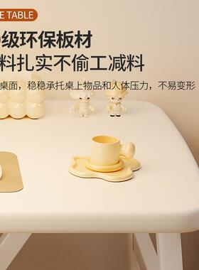 电脑桌女生卧室家用写字桌办子简易SPO租屋公出工形作台长方学习