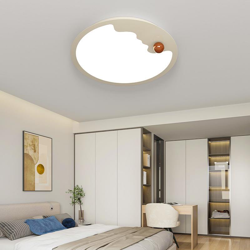 全光谱护眼UHS奶风油卧灯吸室顶灯202新款5主卧灯具儿童房灯