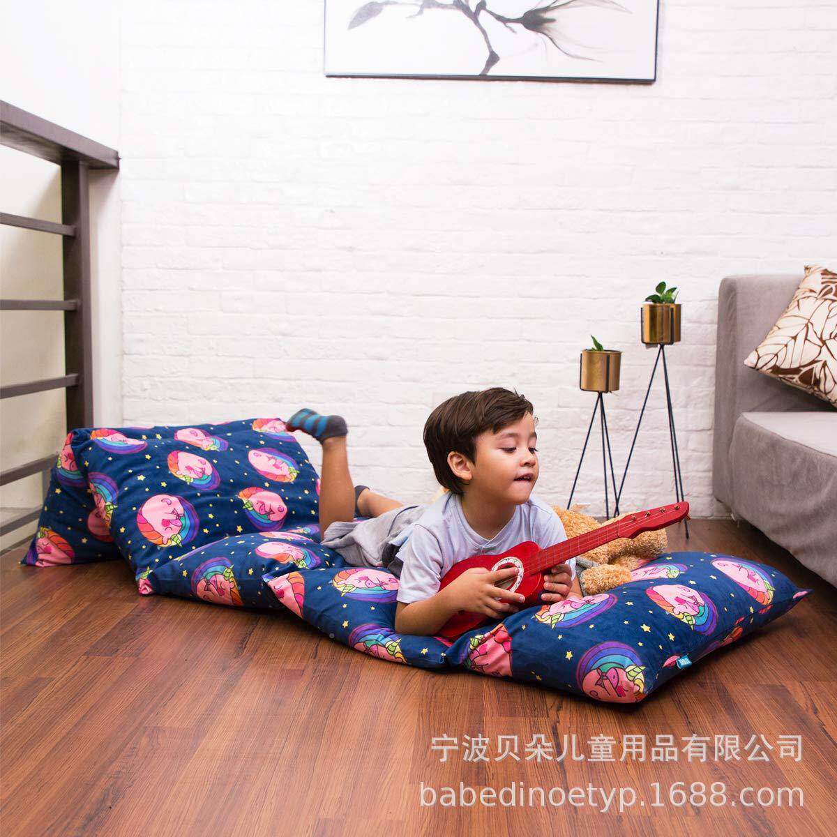 幼儿椅园儿垫童睡地板躺垫坐户外旅行床观看电视垫玩耍垫透气PUC