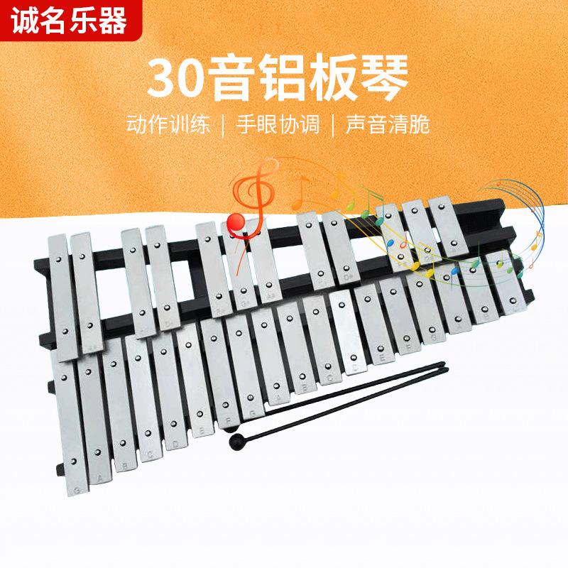 30音铝板琴儿童成人打击乐器钟琴音乐演奏马林巴琴学生音乐教具