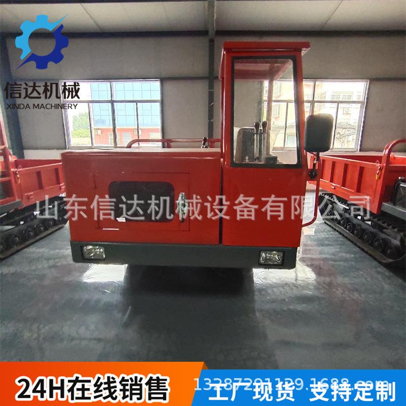 8吨农用履车带运输车山区带吊车山地履带型座驾式小DDM爬山虎型号