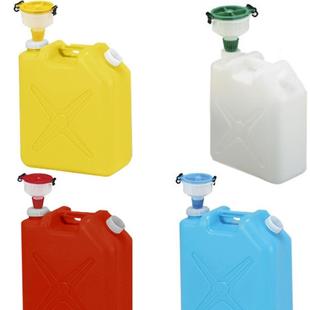 日本带漏斗HDPE废液桶，溶剂管理用红桶黄桶蓝桶