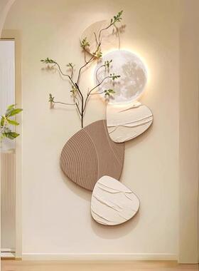 来运转玄石关装饰画壁灯奶油风廊过道客挂画入走户正对门厅MVW壁