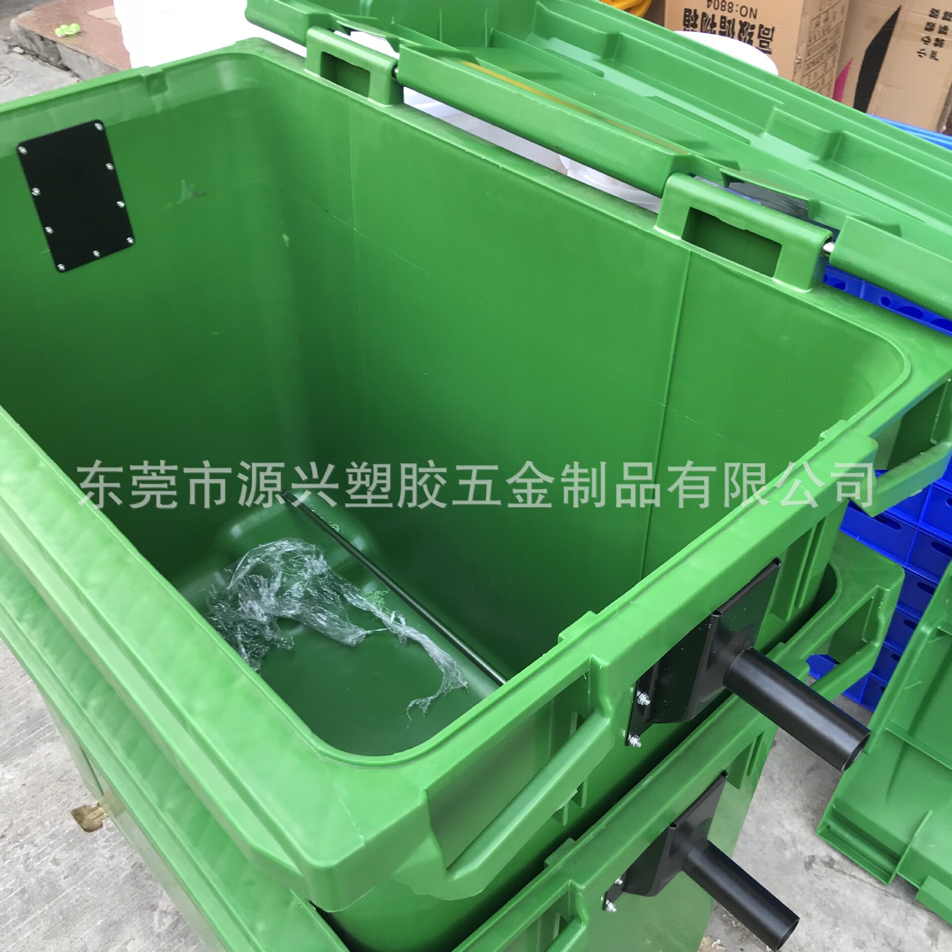 户外街道带轮加厚大容量保洁垃圾