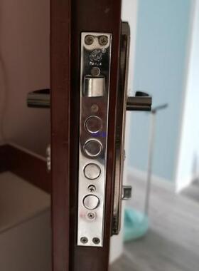 防门整套具套装加厚盗锁锁芯锁体全套通用双型家用大门锁无6dh2快