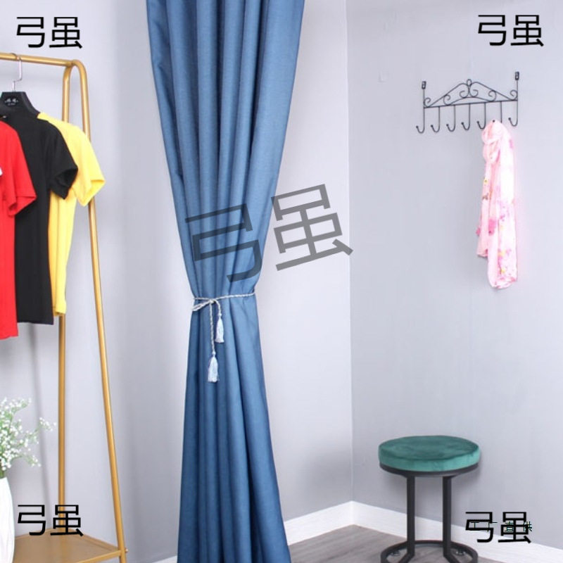 服装店C型简易试衣间门帘架