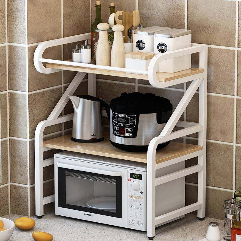 收微炉架子置物波架桌面双层免打房孔家用多层迩夏实力厨台面烤箱,厨房/烹饪用具,抹布架/厨房清洁收纳架,淘宝优惠券,粉丝福利购,淘宝优惠卷