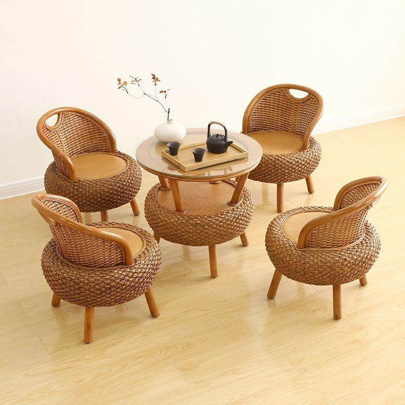 小阳台藤椅三矮茶件套WQV藤条编织南瓜椅藤椅几圆形藤编老人休闲,商业/办公家具,商用藤编家具,淘宝优惠券,粉丝福利购,淘宝优惠卷