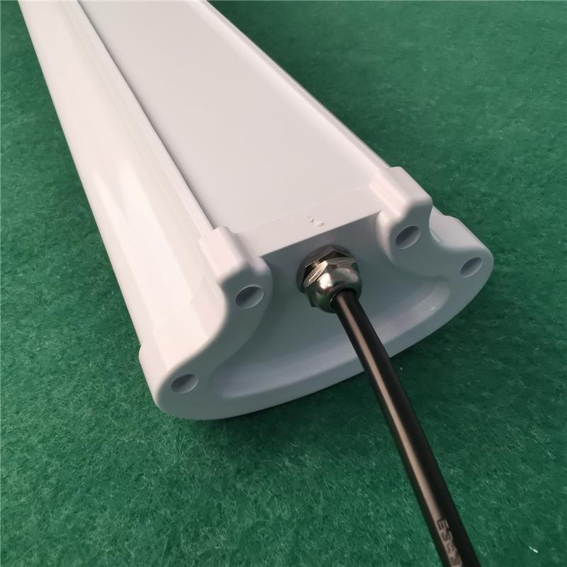 led塑扇形三防灯12米灯60W净化-SXSF三全防仓库一体化支架灯