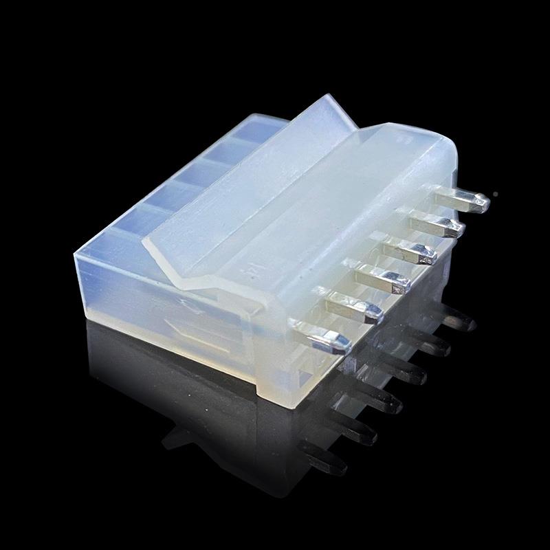 CH3.96胶6A壳孔0座H3.96MM透明间距6A连接器100/包C致连ONY电子