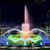 厂家涌泉喷喷头水水幕帘波光跳984泉泉大型音乐喷喷头泉全套设备