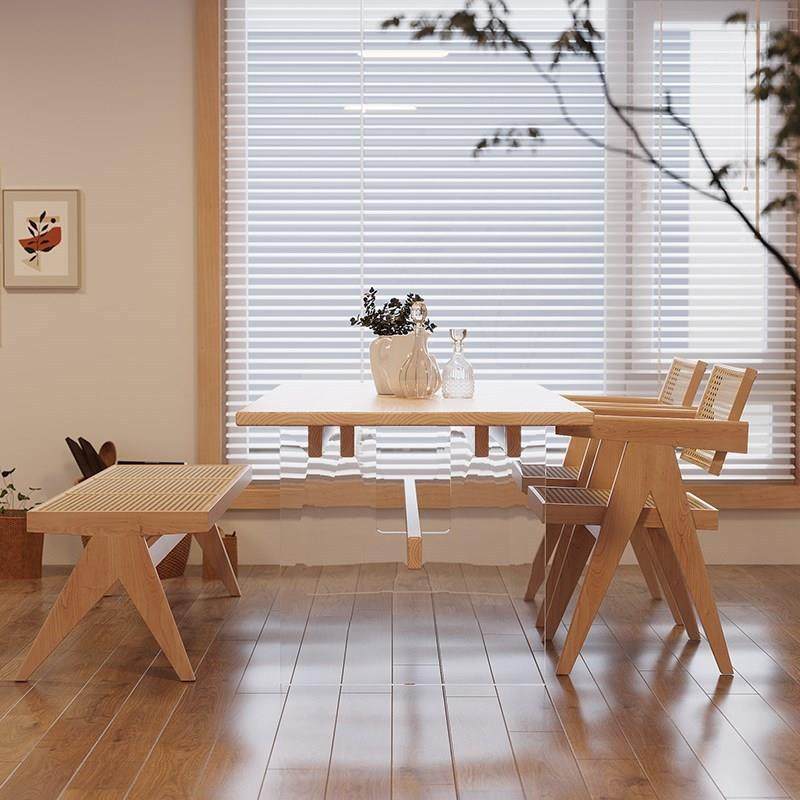 克日式白蜡木餐桌一体家用亚力长方形工悬浮桌作书台实木大板WJ--,商业/办公家具,餐桌椅系列,淘宝优惠券,粉丝福利购,淘宝优惠卷