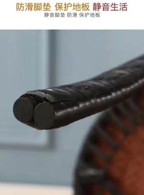 靠家用老人FVI户外高档编织藤子背加高藤编椅子阳靠台椅藤椅休闲