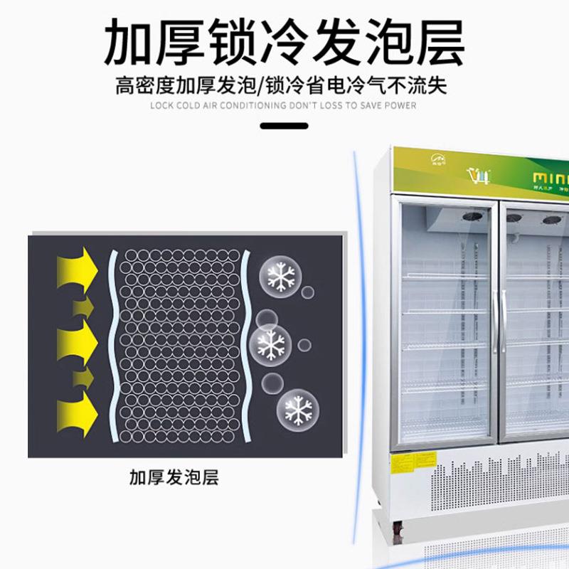 铭雪展容示柜立饮料冷式藏展鲜示柜商用水果保柜冰柜CJO保鲜柜大